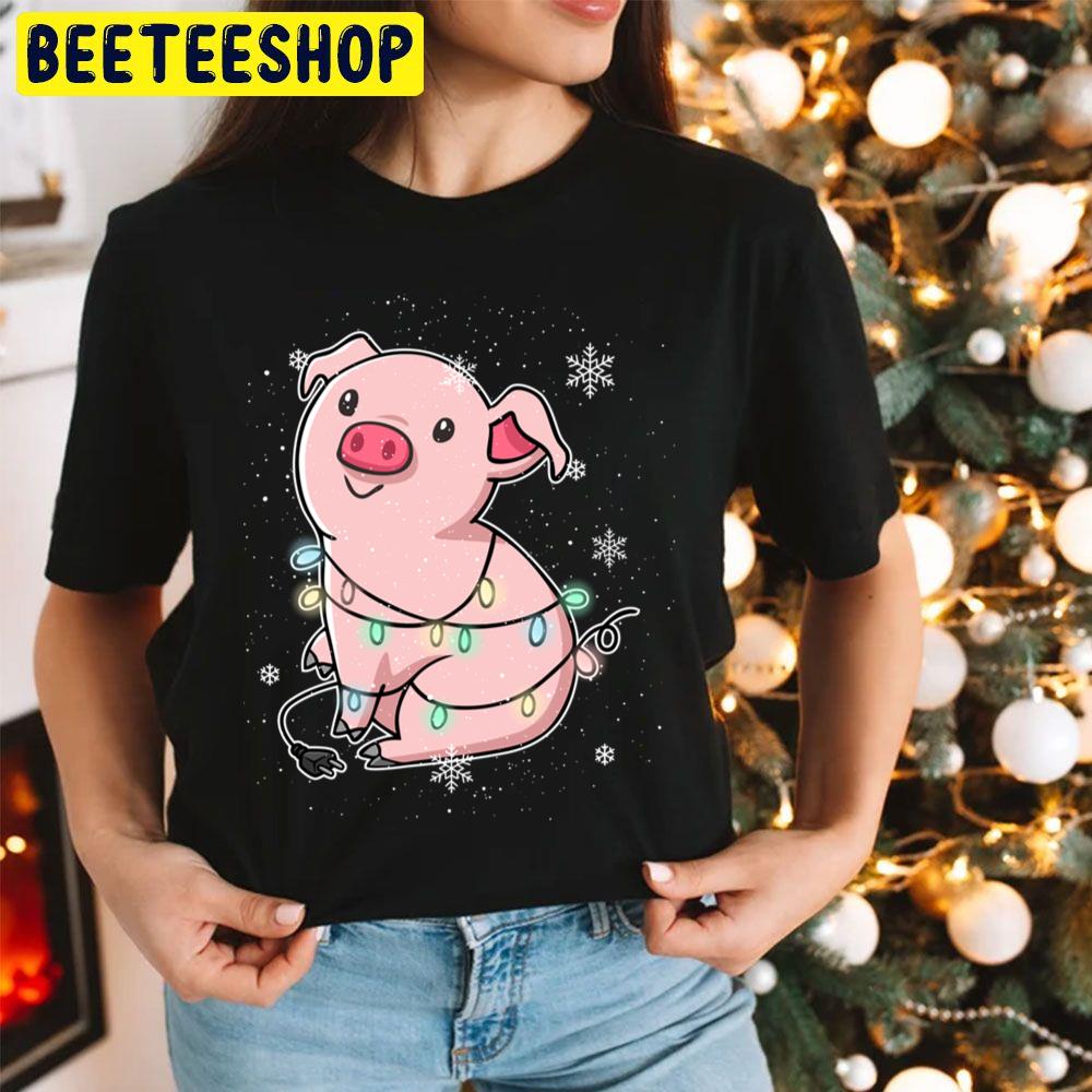 Festive Pig Farm Farmer Christmas Trending Unisex Hoodie Festive Pig Farm Farmer Christmas Trending Unisex Hoodie
