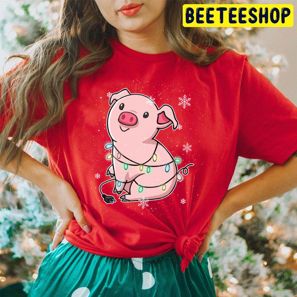 Festive Pig Farm Farmer Christmas Trending Unisex Hoodie Festive Pig Farm Farmer Christmas Trending Unisex Hoodie