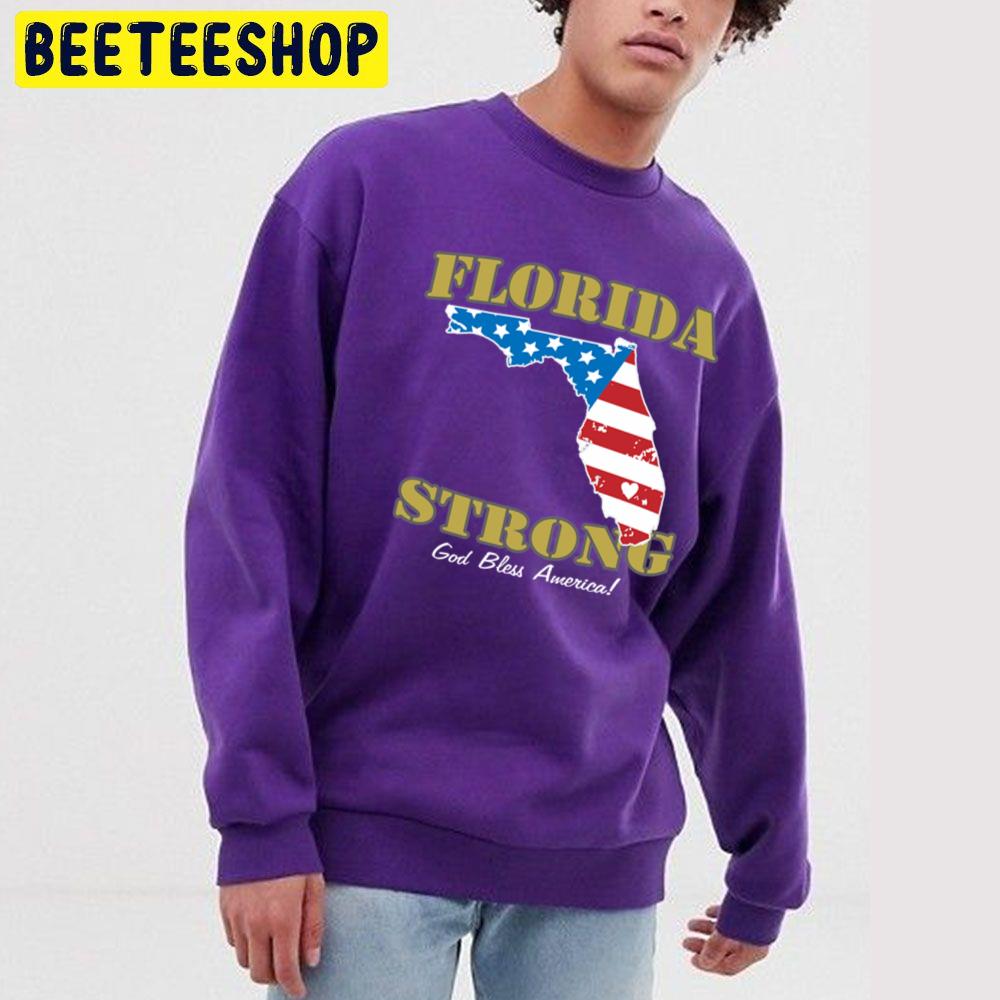 Florida Strong God Bless America Trending Unisex Sweatshirt Florida Strong God Bless America Trending Unisex Sweatshirt
