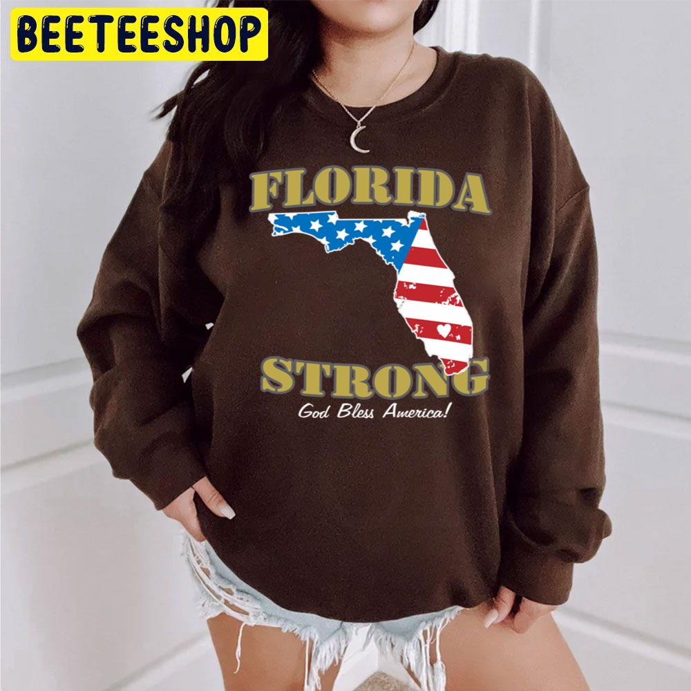 Florida Strong God Bless America Trending Unisex Sweatshirt Florida Strong God Bless America Trending Unisex Sweatshirt