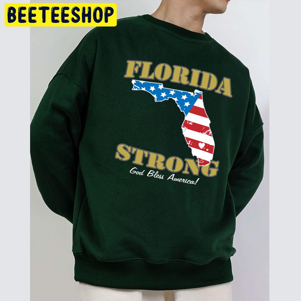 Florida Strong God Bless America Trending Unisex Sweatshirt Florida Strong God Bless America Trending Unisex Sweatshirt