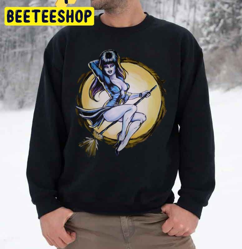 Flying Witch Of The Dark Halloween Unisex Sweatshirt Flying Witch Of The Dark Halloween Unisex Sweatshirt