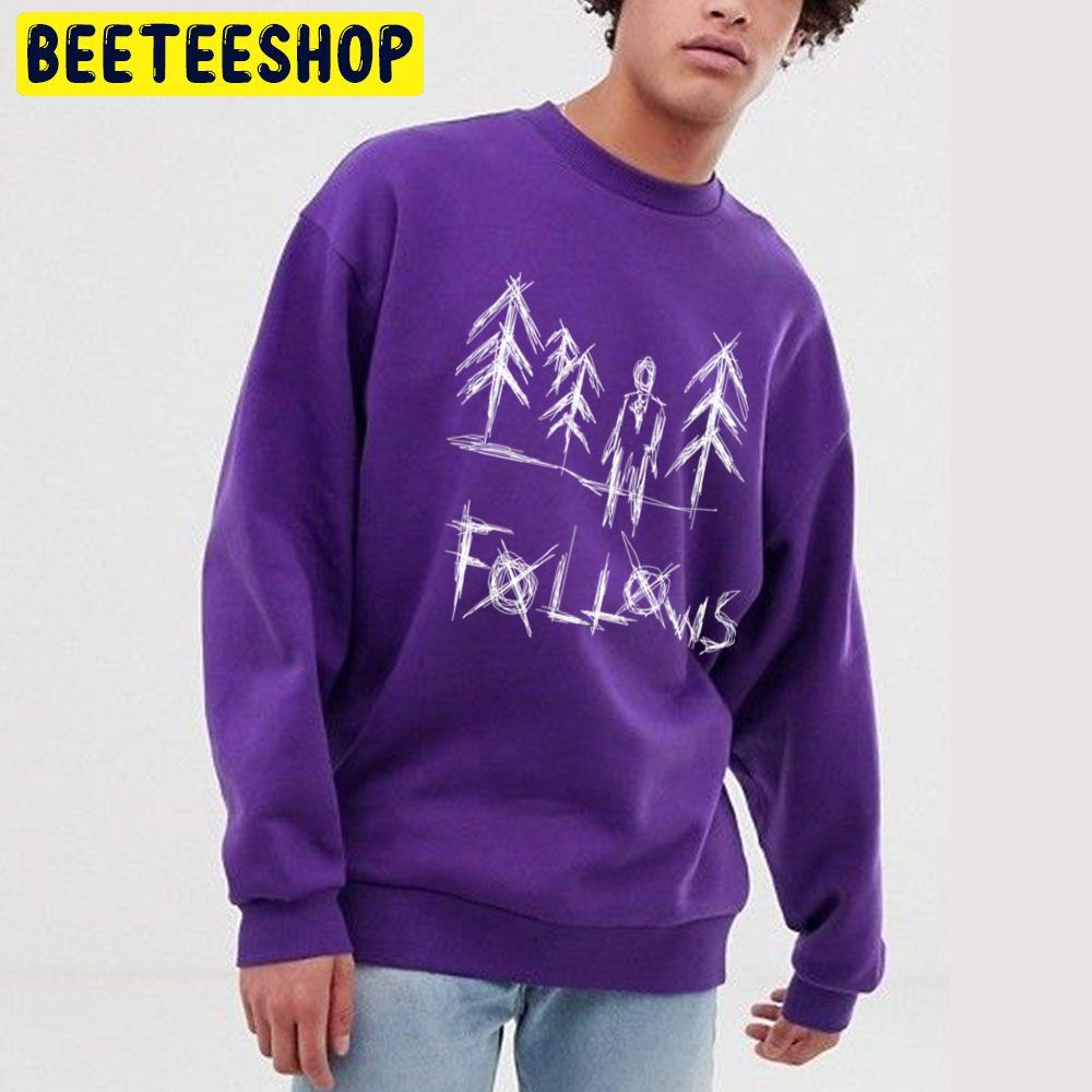 Follows Slender Halloween Trending Unisex Sweatshirt Follows Slender Halloween Trending Unisex Sweatshirt