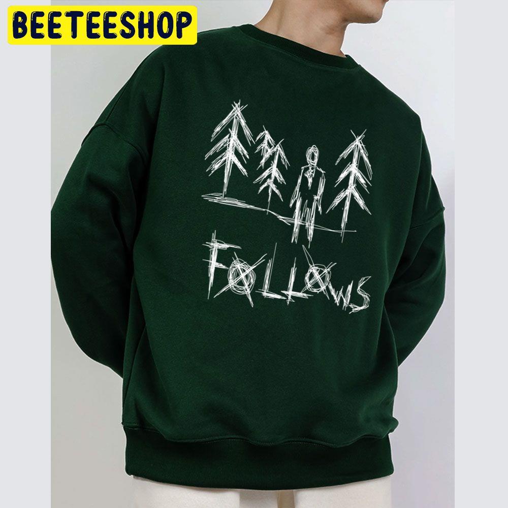 Follows Slender Halloween Trending Unisex Sweatshirt Follows Slender Halloween Trending Unisex Sweatshirt