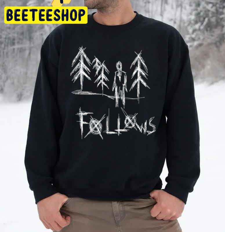 Follows Slender Halloween Trending Unisex Sweatshirt Follows Slender Halloween Trending Unisex Sweatshirt