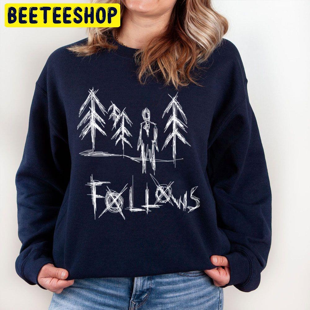 Follows Slender Halloween Trending Unisex Sweatshirt Follows Slender Halloween Trending Unisex Sweatshirt