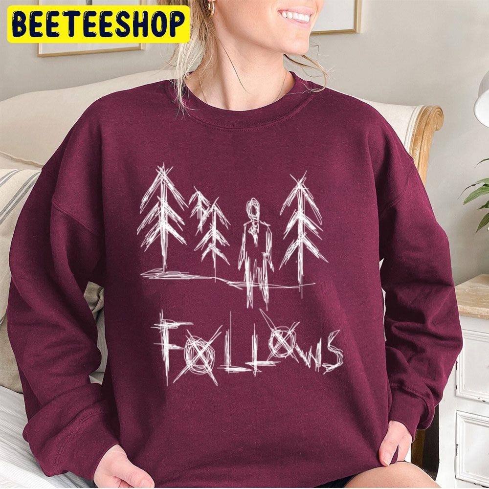 Follows Slender Halloween Trending Unisex Sweatshirt Follows Slender Halloween Trending Unisex Sweatshirt