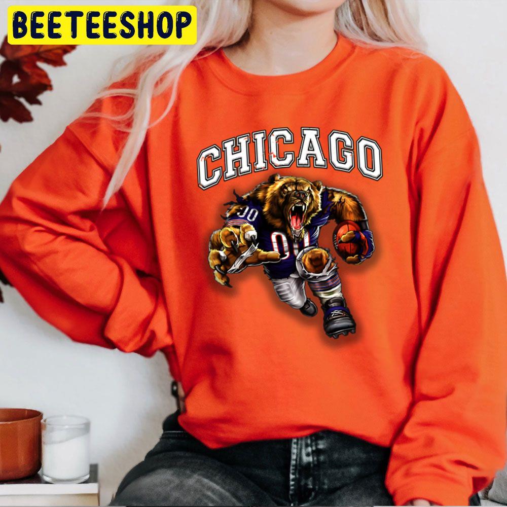 Football Chicago Bears Logo Art Trending Unisex Sweatshirt Football Chicago Bears Logo Art Trending Unisex Sweatshirt