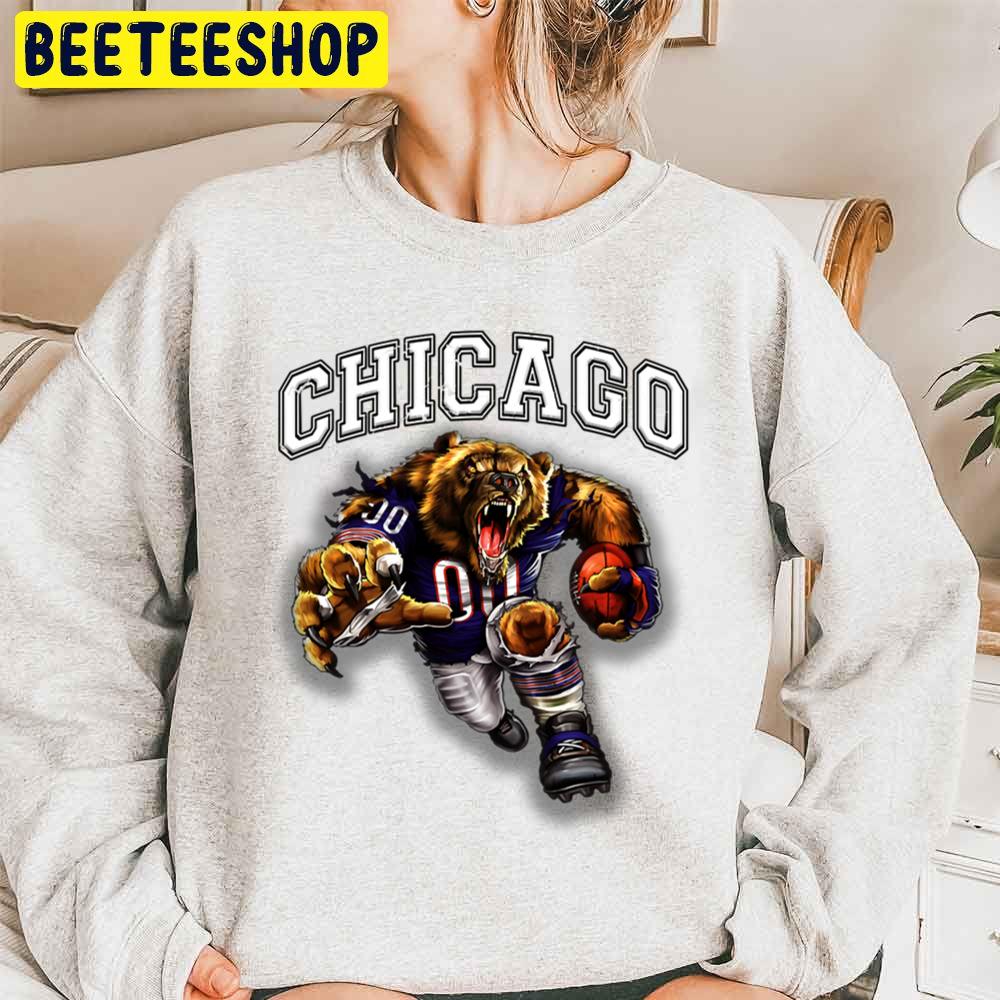 Football Chicago Bears Logo Art Trending Unisex Sweatshirt Football Chicago Bears Logo Art Trending Unisex Sweatshirt
