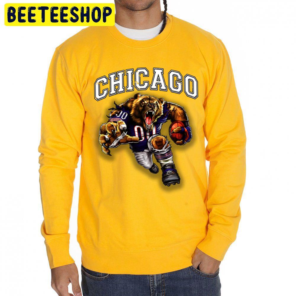 Football Chicago Bears Logo Art Trending Unisex Sweatshirt Football Chicago Bears Logo Art Trending Unisex Sweatshirt