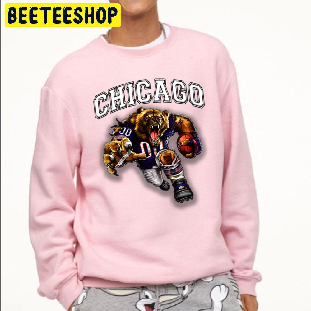 Football Chicago Bears Logo Art Trending Unisex Sweatshirt Football Chicago Bears Logo Art Trending Unisex Sweatshirt