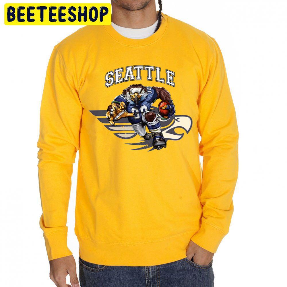 Football Seattle Seahawks Football Logo Art Trending Unisex Sweatshirt Football Seattle Seahawks Football Logo Art Trending Unisex Sweatshirt