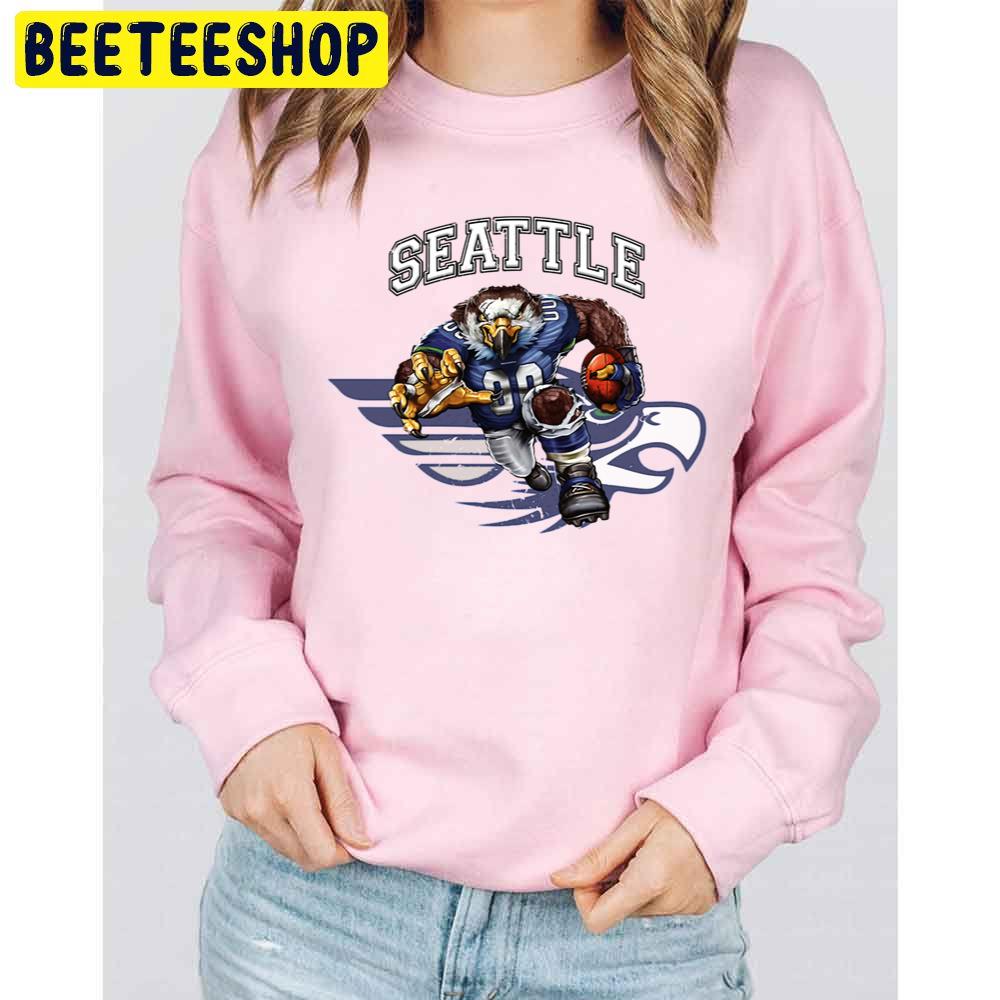 Football Seattle Seahawks Football Logo Art Trending Unisex Sweatshirt Football Seattle Seahawks Football Logo Art Trending Unisex Sweatshirt
