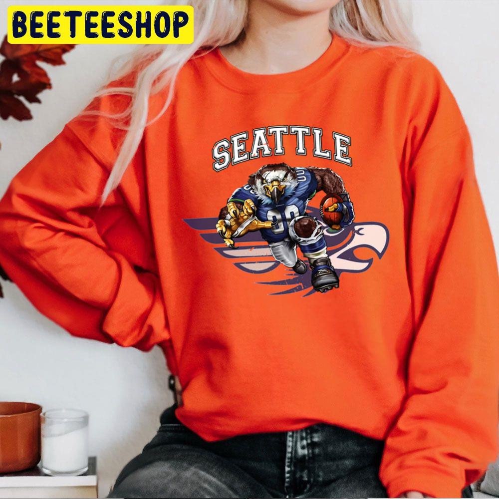 Football Seattle Seahawks Football Logo Art Trending Unisex Sweatshirt Football Seattle Seahawks Football Logo Art Trending Unisex Sweatshirt
