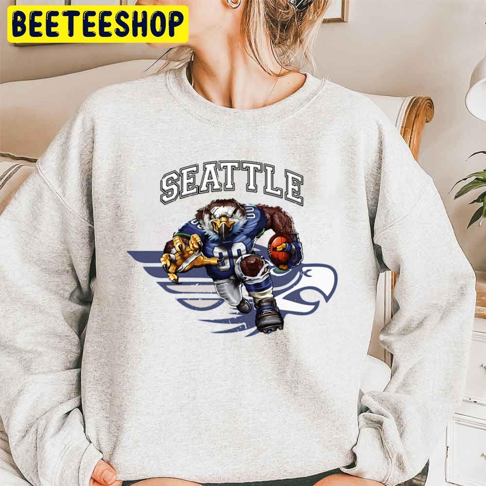 Football Seattle Seahawks Football Logo Art Trending Unisex Sweatshirt Football Seattle Seahawks Football Logo Art Trending Unisex Sweatshirt