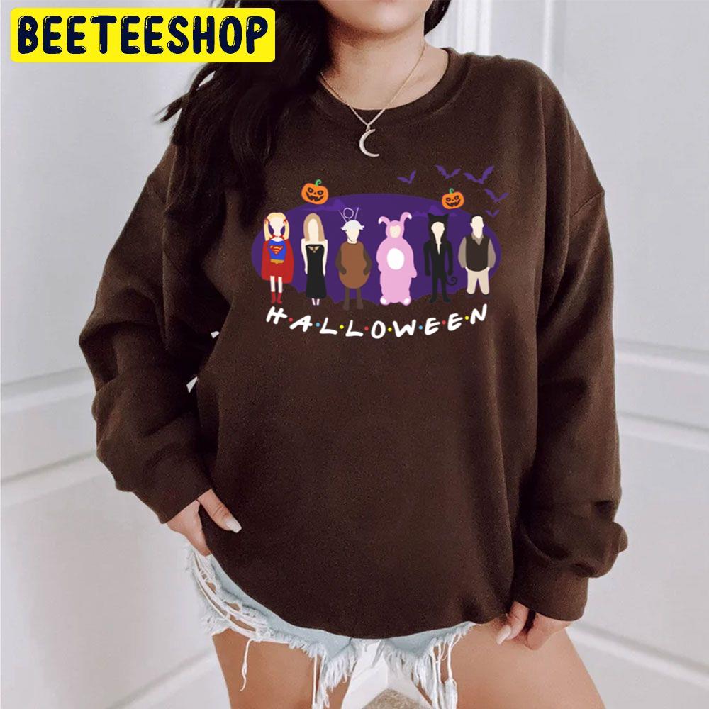 Friends Halloween Cartoon Art Trending Unisex Sweatshirt Friends Halloween Cartoon Art Trending Unisex Sweatshirt