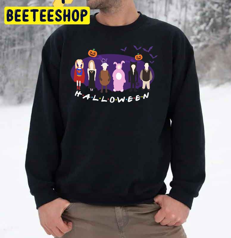 Friends Halloween Cartoon Art Trending Unisex Sweatshirt Friends Halloween Cartoon Art Trending Unisex Sweatshirt