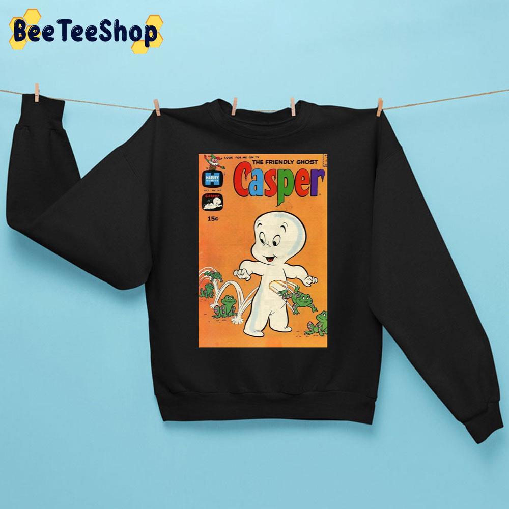 Frog And Casper Halloween Unisex Sweatshirt Frog And Casper Halloween Unisex Sweatshirt