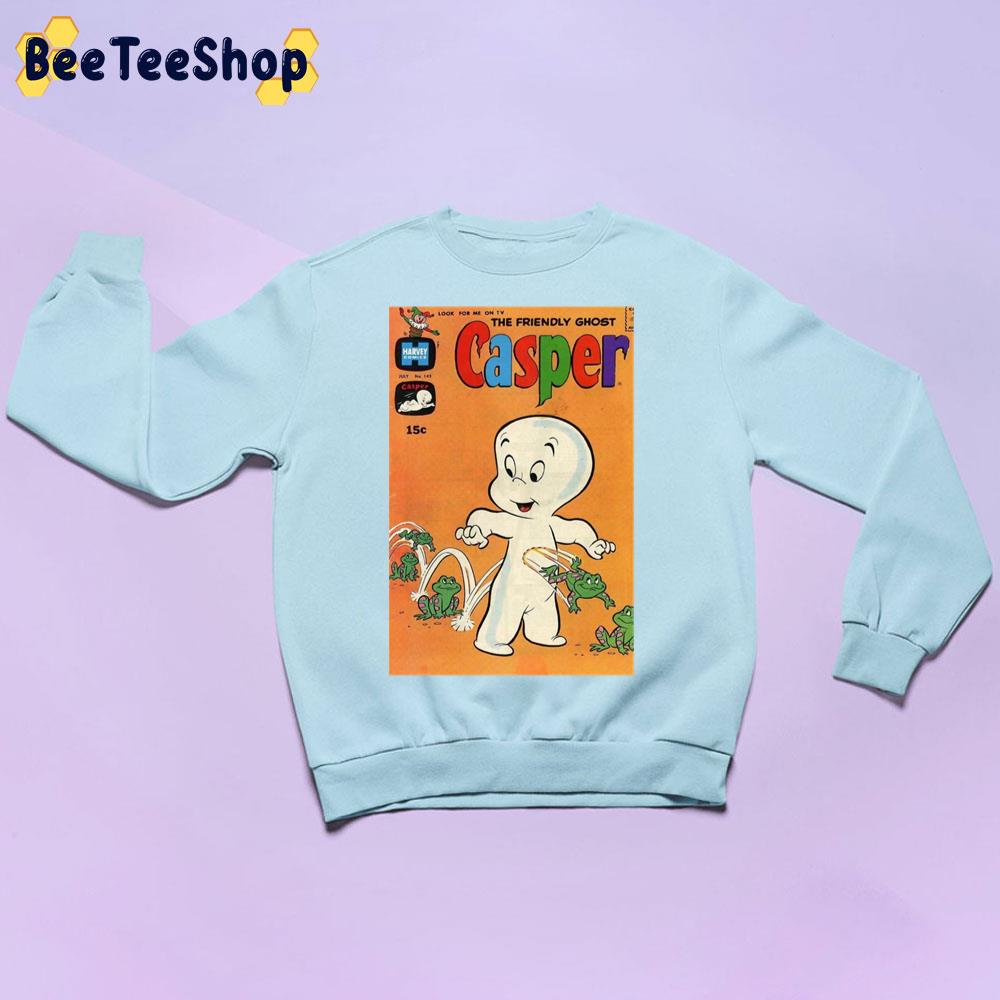Frog And Casper Halloween Unisex Sweatshirt Frog And Casper Halloween Unisex Sweatshirt