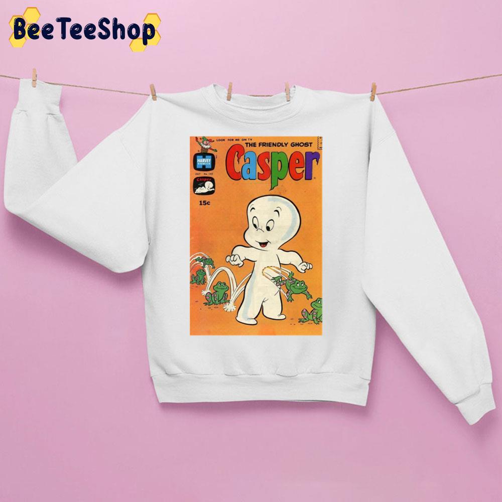 Frog And Casper Halloween Unisex Sweatshirt Frog And Casper Halloween Unisex Sweatshirt