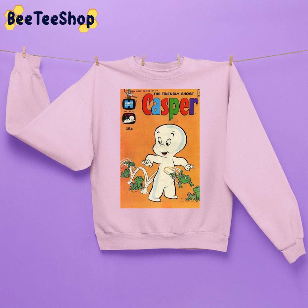 Frog And Casper Halloween Unisex Sweatshirt Frog And Casper Halloween Unisex Sweatshirt