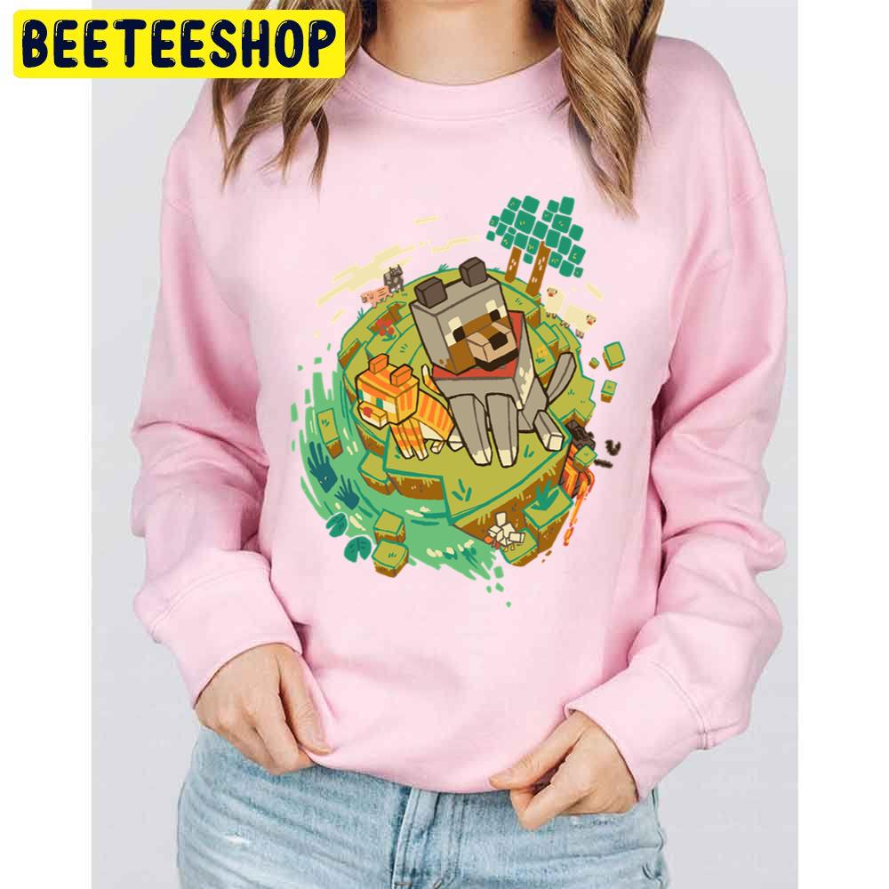 Funny Dog Minecrafts Movie Fans Trending Unisex Sweatshirt Funny Dog Minecrafts Movie Fans Trending Unisex Sweatshirt