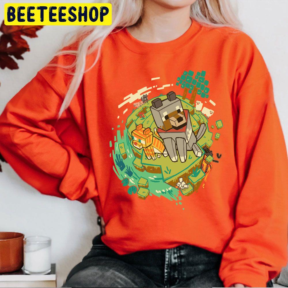 Funny Dog Minecrafts Movie Fans Trending Unisex Sweatshirt Funny Dog Minecrafts Movie Fans Trending Unisex Sweatshirt