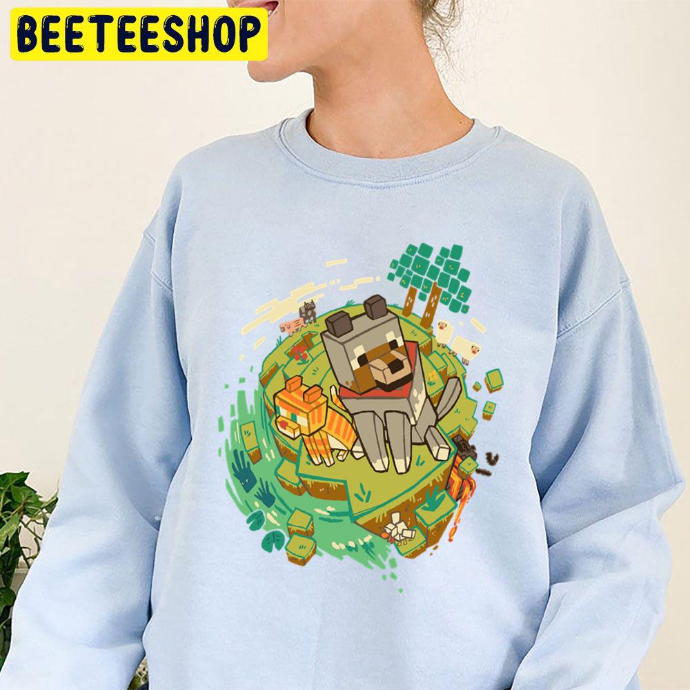 Funny Dog Minecrafts Movie Fans Trending Unisex Sweatshirt Funny Dog Minecrafts Movie Fans Trending Unisex Sweatshirt