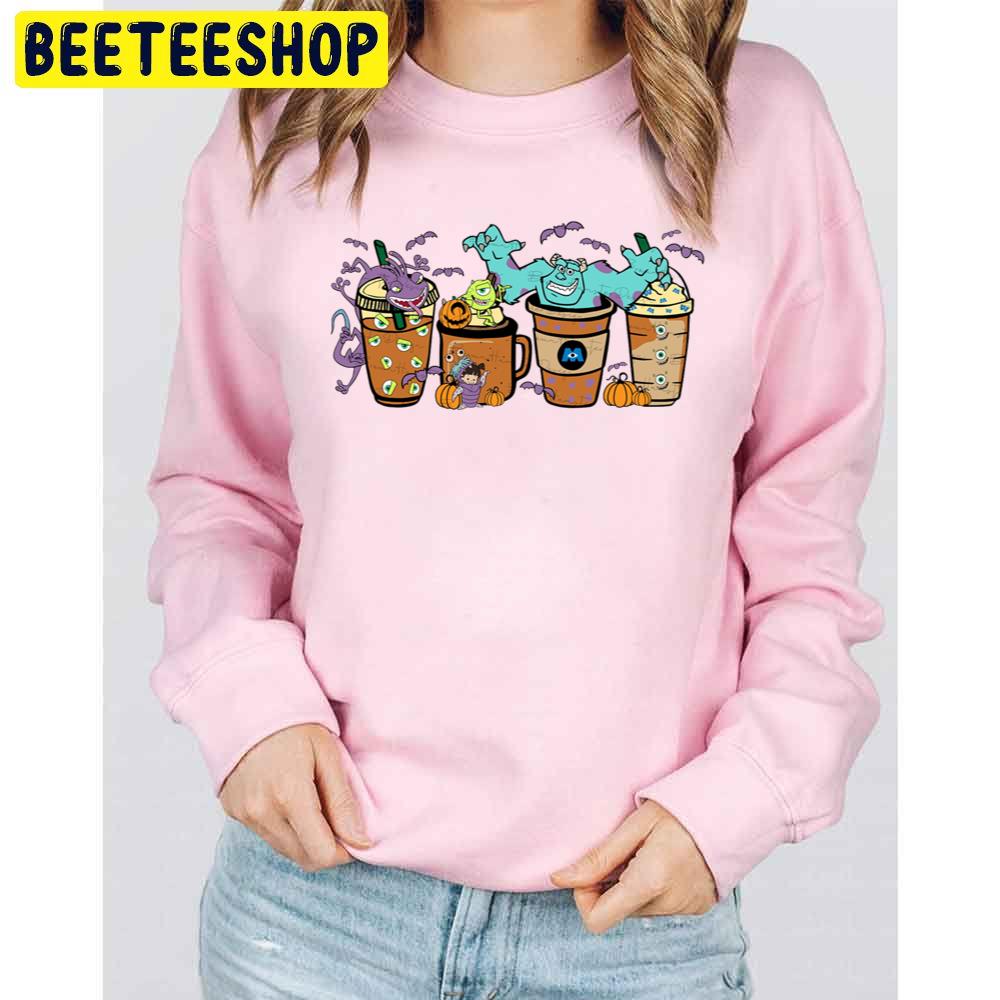 Funny Monster Inc Fall Coffee Cup Pumpkin Spice Halloween Trending Unisex Sweatshirt Funny Monster Inc Fall Coffee Cup Pumpkin Spice Halloween Trending Unisex Sweatshirt