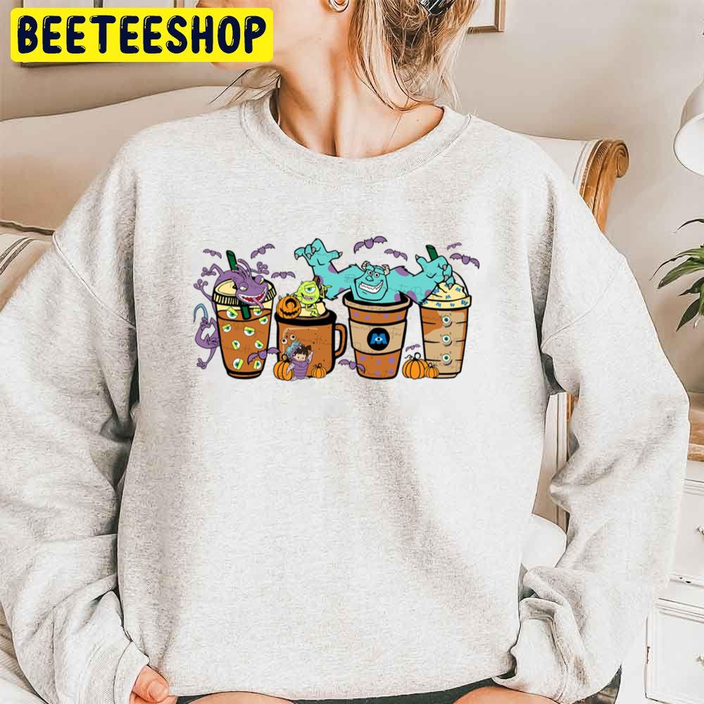 Funny Monster Inc Fall Coffee Cup Pumpkin Spice Halloween Trending Unisex Sweatshirt Funny Monster Inc Fall Coffee Cup Pumpkin Spice Halloween Trending Unisex Sweatshirt