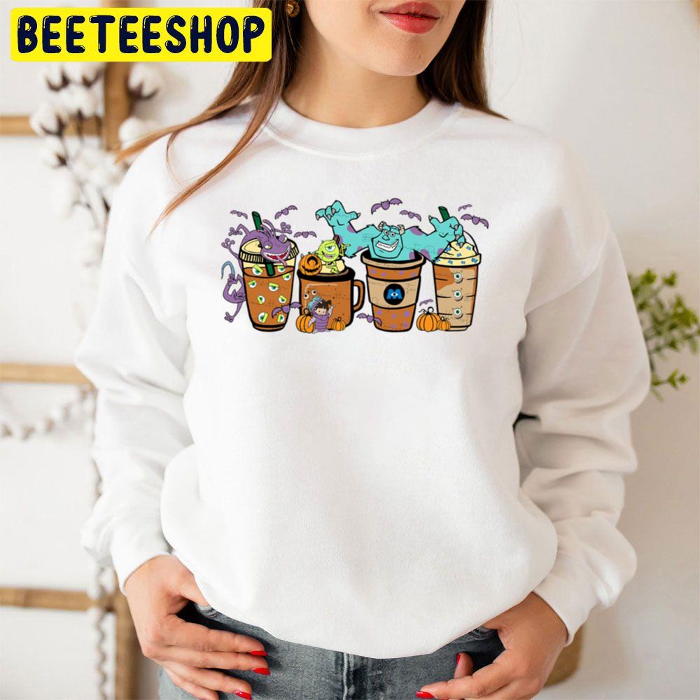 Funny Monster Inc Fall Coffee Cup Pumpkin Spice Halloween Trending Unisex Sweatshirt Funny Monster Inc Fall Coffee Cup Pumpkin Spice Halloween Trending Unisex Sweatshirt