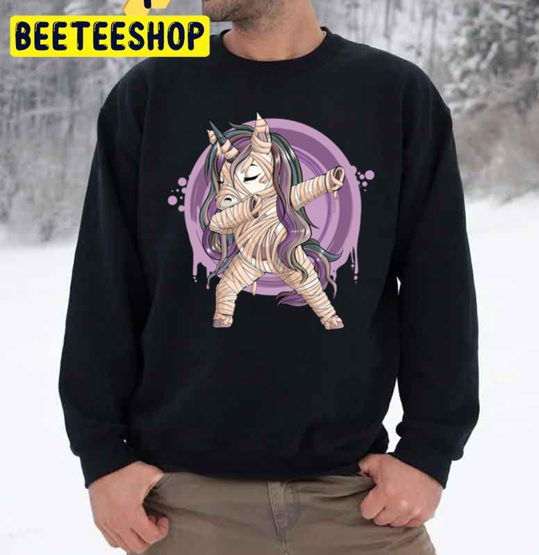 Funny Mummy Unicorn Doing Dabbing Dance Dab Movement Unisex Sweatshirt Funny Mummy Unicorn Doing Dabbing Dance Dab Movement Unisex Sweatshirt