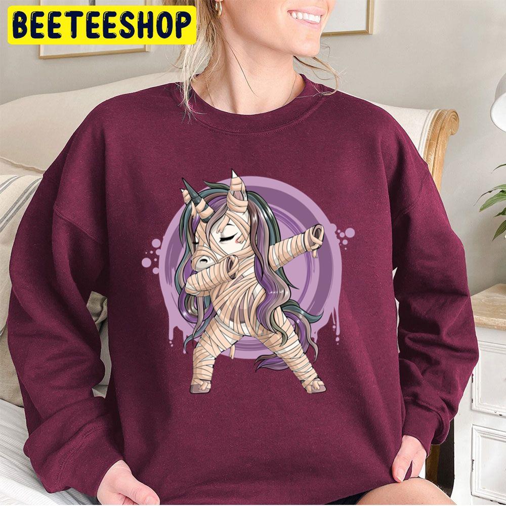 Funny Mummy Unicorn Doing Dabbing Dance Dab Movement Unisex Sweatshirt Funny Mummy Unicorn Doing Dabbing Dance Dab Movement Unisex Sweatshirt