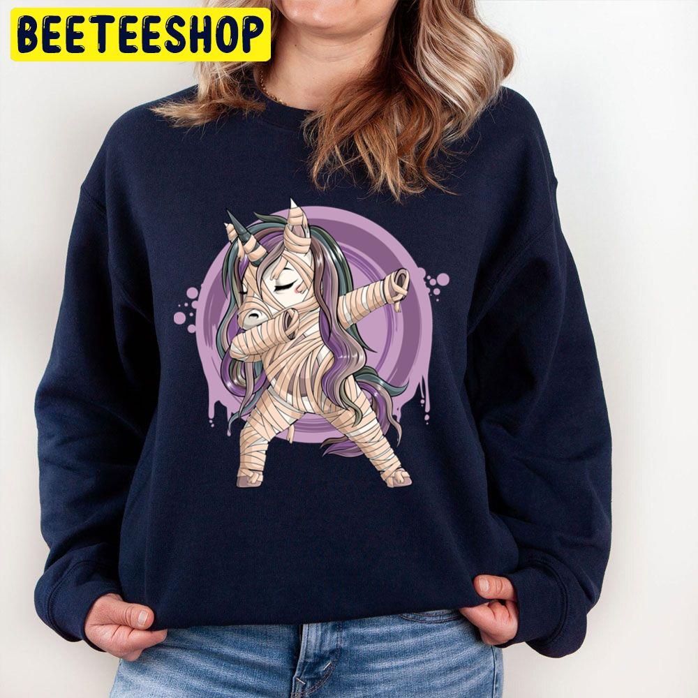 Funny Mummy Unicorn Doing Dabbing Dance Dab Movement Unisex Sweatshirt Funny Mummy Unicorn Doing Dabbing Dance Dab Movement Unisex Sweatshirt
