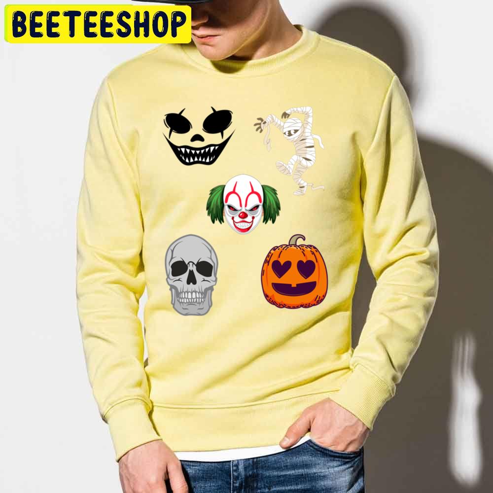 Funny Skull Pumpkin Pennywise Zombie Halloween Trending Unisex Sweatshirt Funny Skull Pumpkin Pennywise Zombie Halloween Trending Unisex Sweatshirt