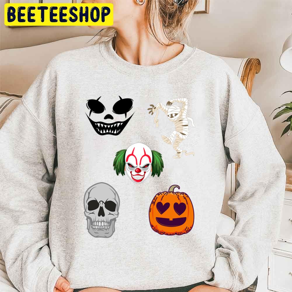 Funny Skull Pumpkin Pennywise Zombie Halloween Trending Unisex Sweatshirt Funny Skull Pumpkin Pennywise Zombie Halloween Trending Unisex Sweatshirt
