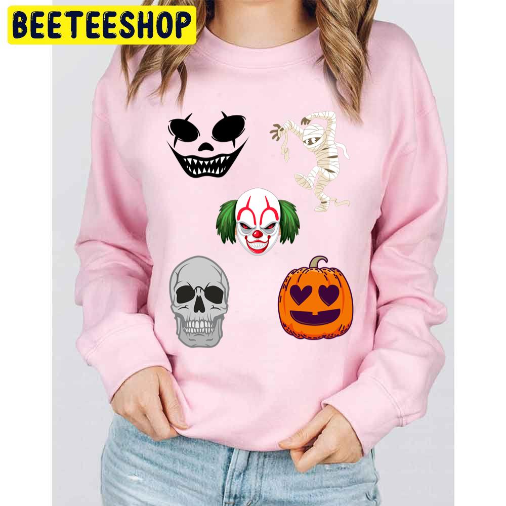 Funny Skull Pumpkin Pennywise Zombie Halloween Trending Unisex Sweatshirt Funny Skull Pumpkin Pennywise Zombie Halloween Trending Unisex Sweatshirt