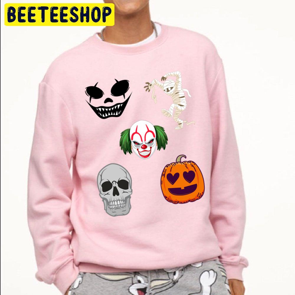 Funny Skull Pumpkin Pennywise Zombie Halloween Trending Unisex Sweatshirt Funny Skull Pumpkin Pennywise Zombie Halloween Trending Unisex Sweatshirt