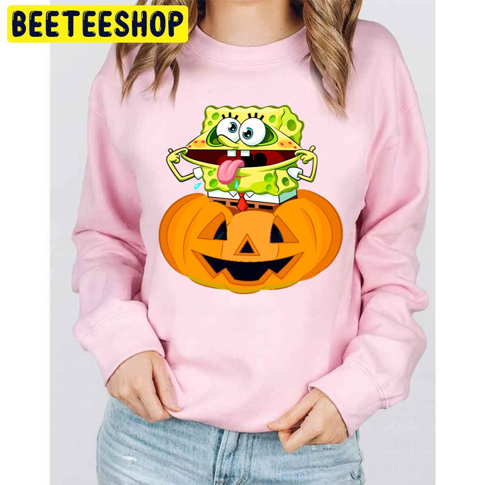 Funny Spongebob Pumpkin Halloween Unisex Sweatshirt Funny Spongebob Pumpkin Halloween Unisex Sweatshirt