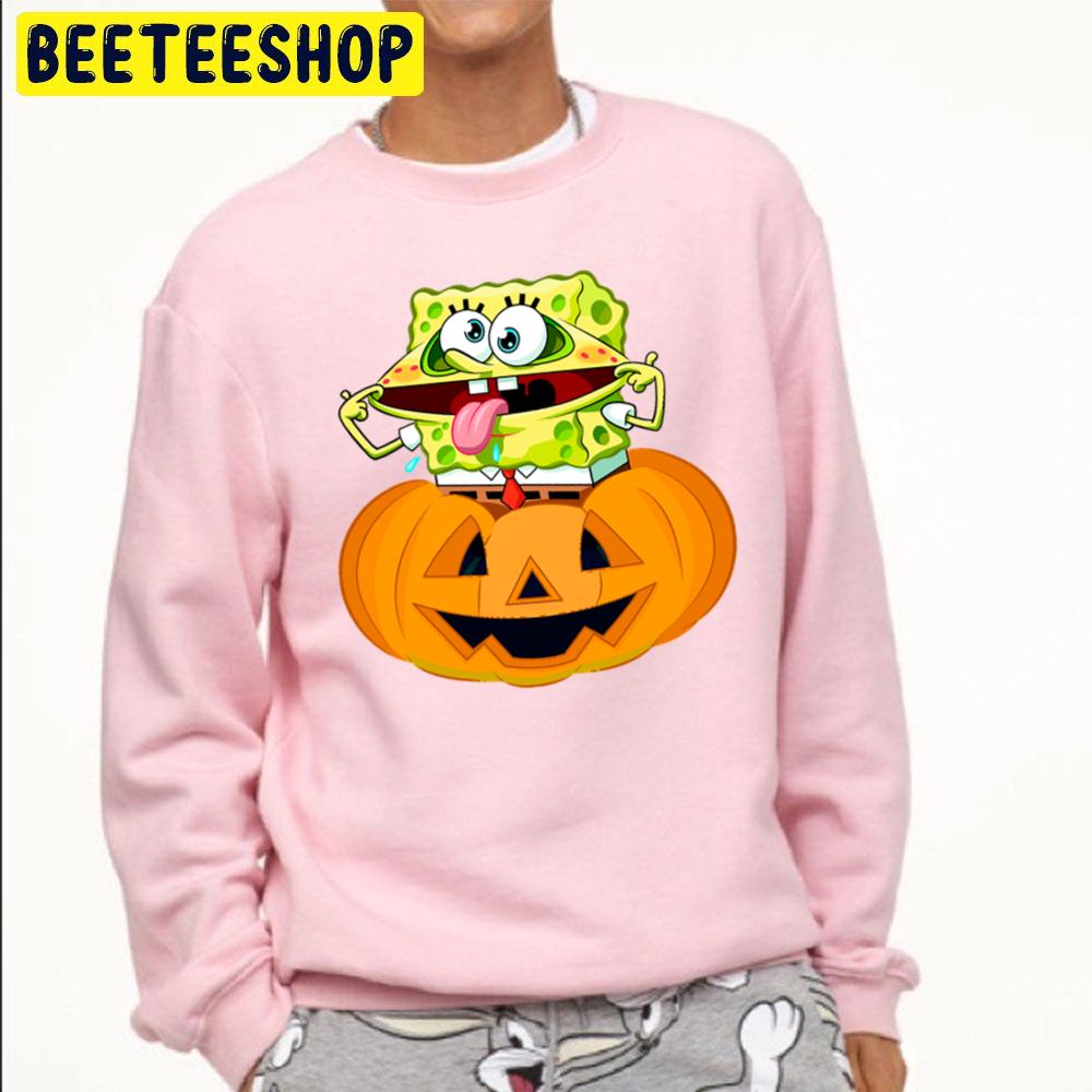 Funny Spongebob Pumpkin Halloween Unisex Sweatshirt Funny Spongebob Pumpkin Halloween Unisex Sweatshirt