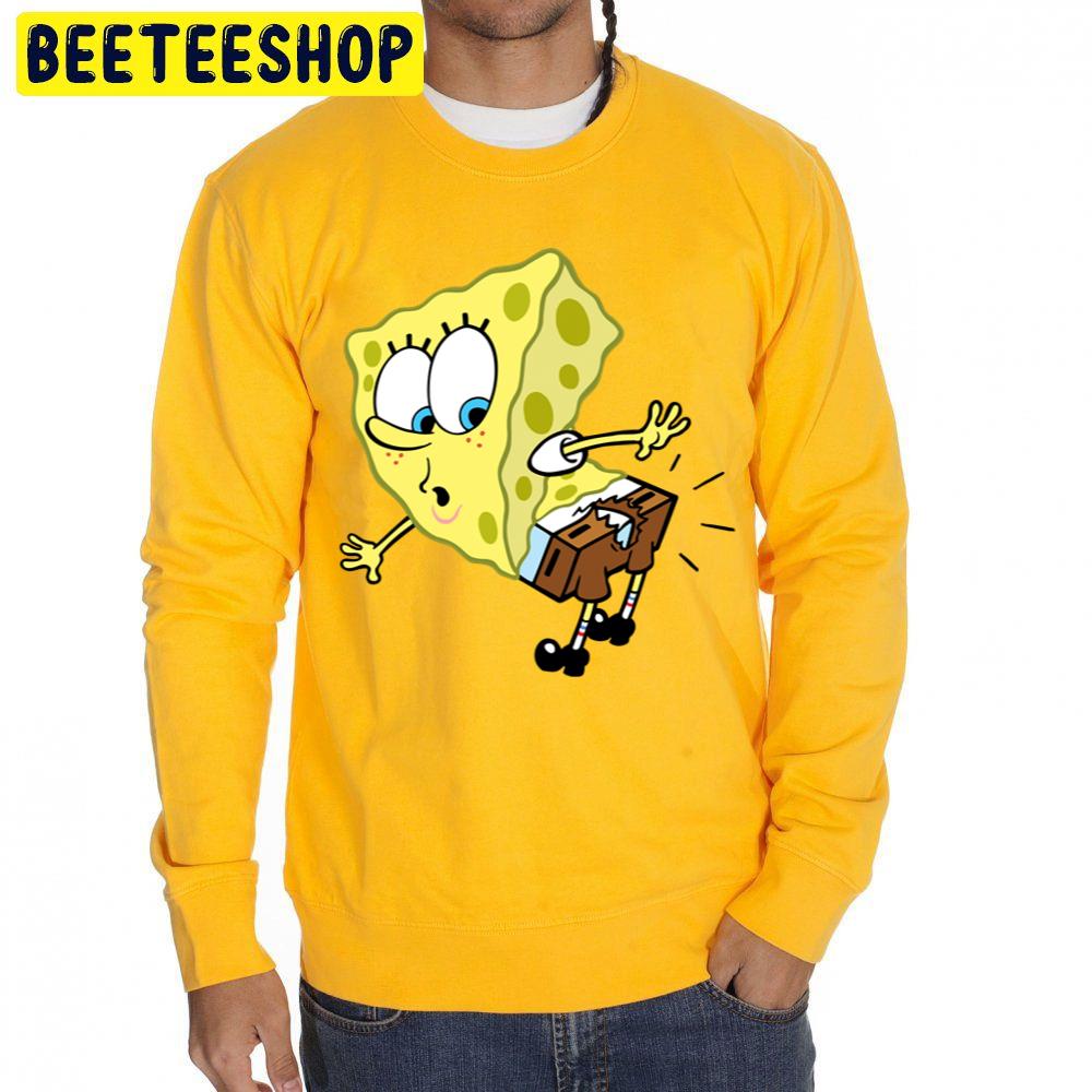 Funny Spongebob With Cut Pants Unisex Sweatshirt Funny Spongebob With Cut Pants Unisex Sweatshirt