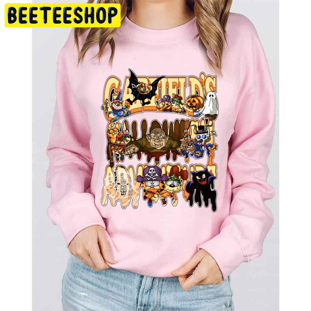 Garfield's Halloween Adventure Trending Unisex Sweatshirt Garfield's Halloween Adventure Trending Unisex Sweatshirt