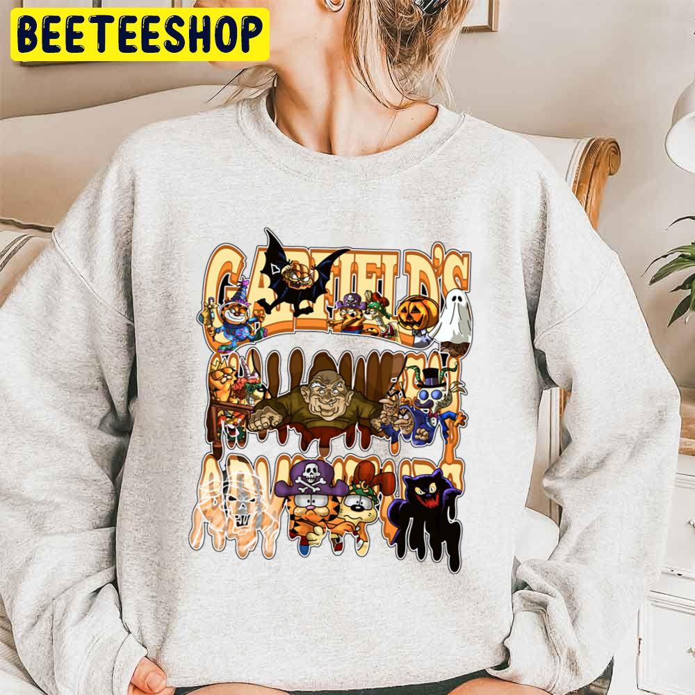 Garfield's Halloween Adventure Trending Unisex Sweatshirt Garfield's Halloween Adventure Trending Unisex Sweatshirt