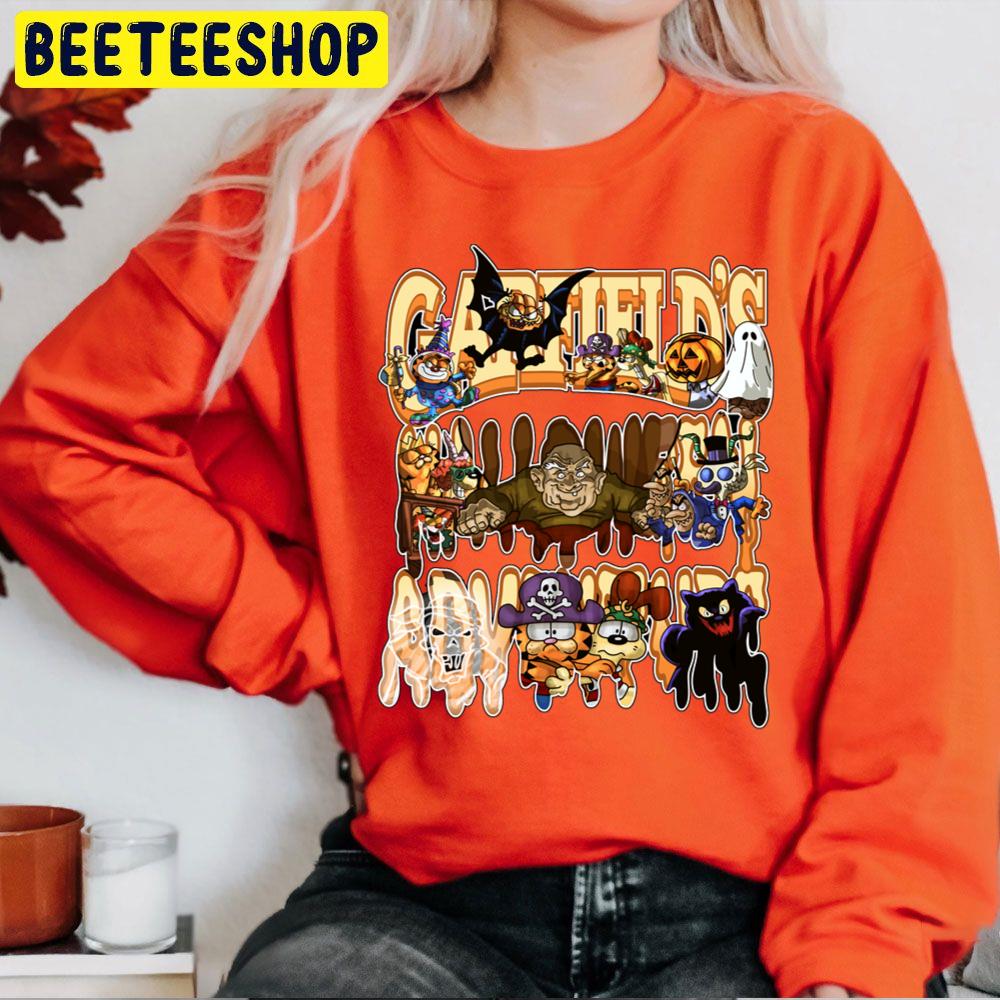 Garfield's Halloween Adventure Trending Unisex Sweatshirt Garfield's Halloween Adventure Trending Unisex Sweatshirt
