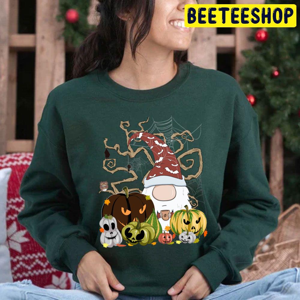 Gnome Jack-O-Lantern Pumpkin Monsters Coffee Lover Halloween Trending Unisex Hoodie Gnome Jack-O-Lantern Pumpkin Monsters Coffee Lover Halloween Trending Unisex Hoodie