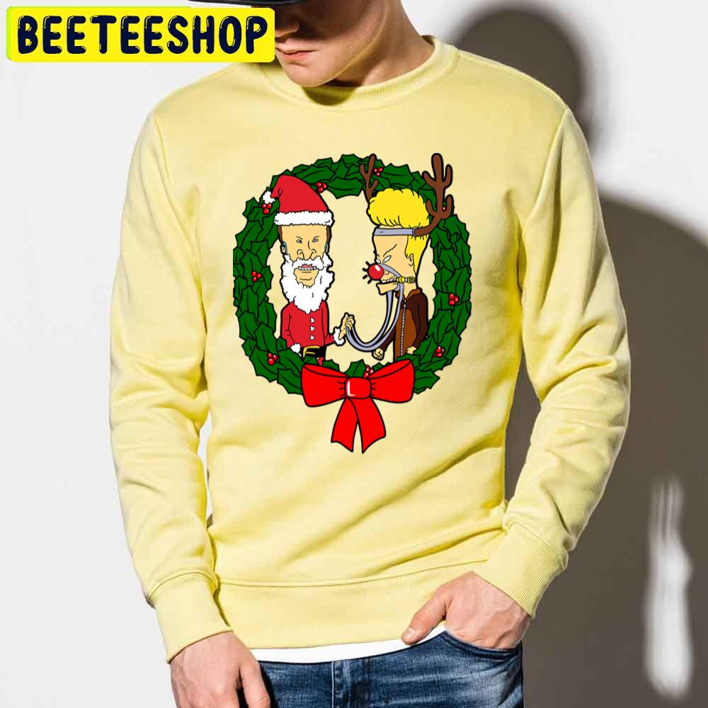 Gold Beavis And Butthead Christmas Trending Unisex Sweatshirt Gold Beavis And Butthead Christmas Trending Unisex Sweatshirt