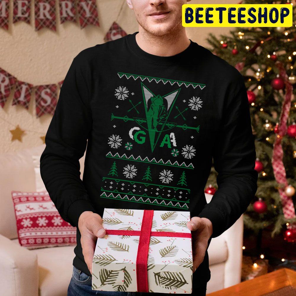 Green Arrow Knit Christmass Trending Unisex Hoodie Green Arrow Knit Christmass Trending Unisex Hoodie