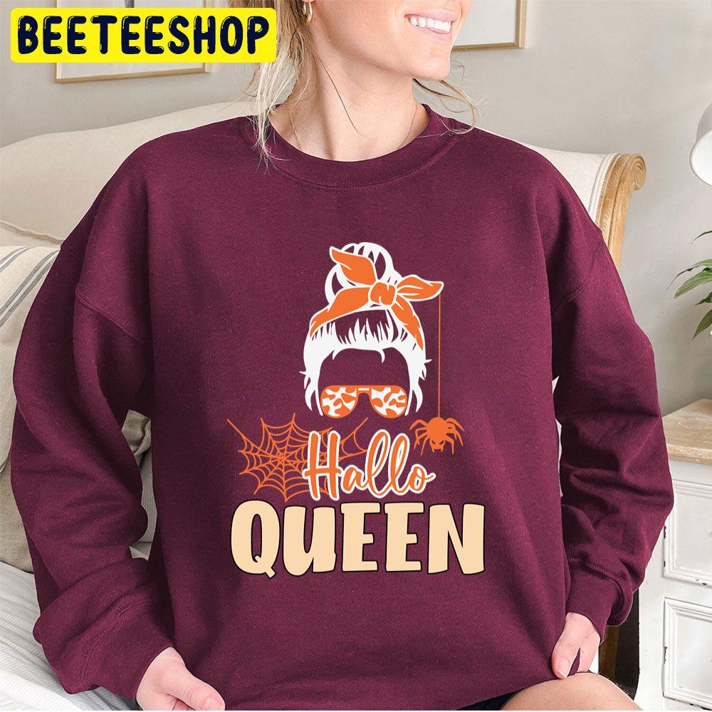 Hallo Queen Funny Hallowee Trending Unisex Sweatshirt Hallo Queen Funny Hallowee Trending Unisex Sweatshirt