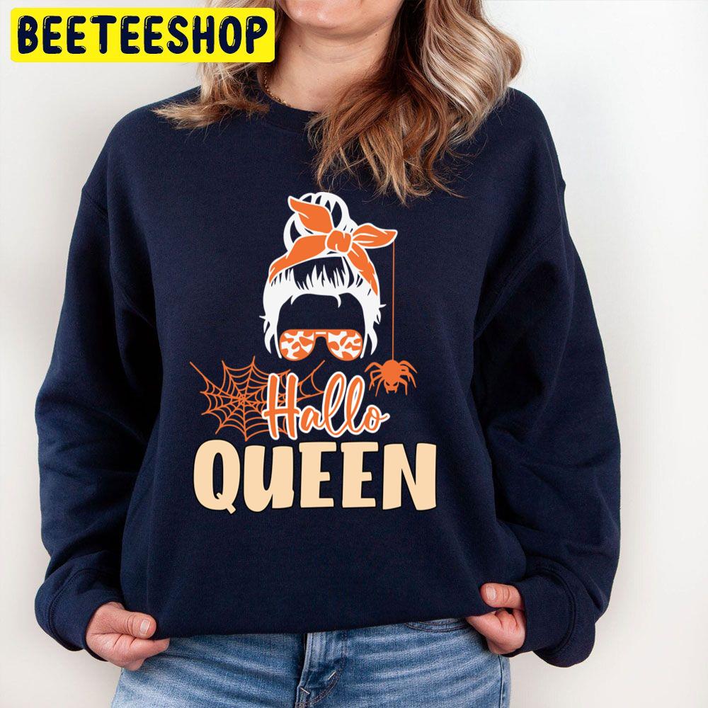 Hallo Queen Funny Hallowee Trending Unisex Sweatshirt Hallo Queen Funny Hallowee Trending Unisex Sweatshirt