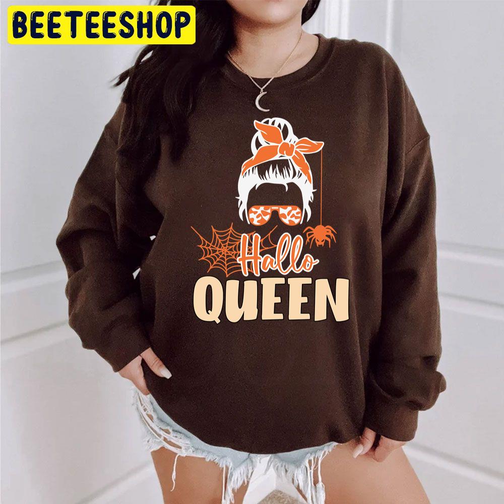 Hallo Queen Funny Hallowee Trending Unisex Sweatshirt Hallo Queen Funny Hallowee Trending Unisex Sweatshirt